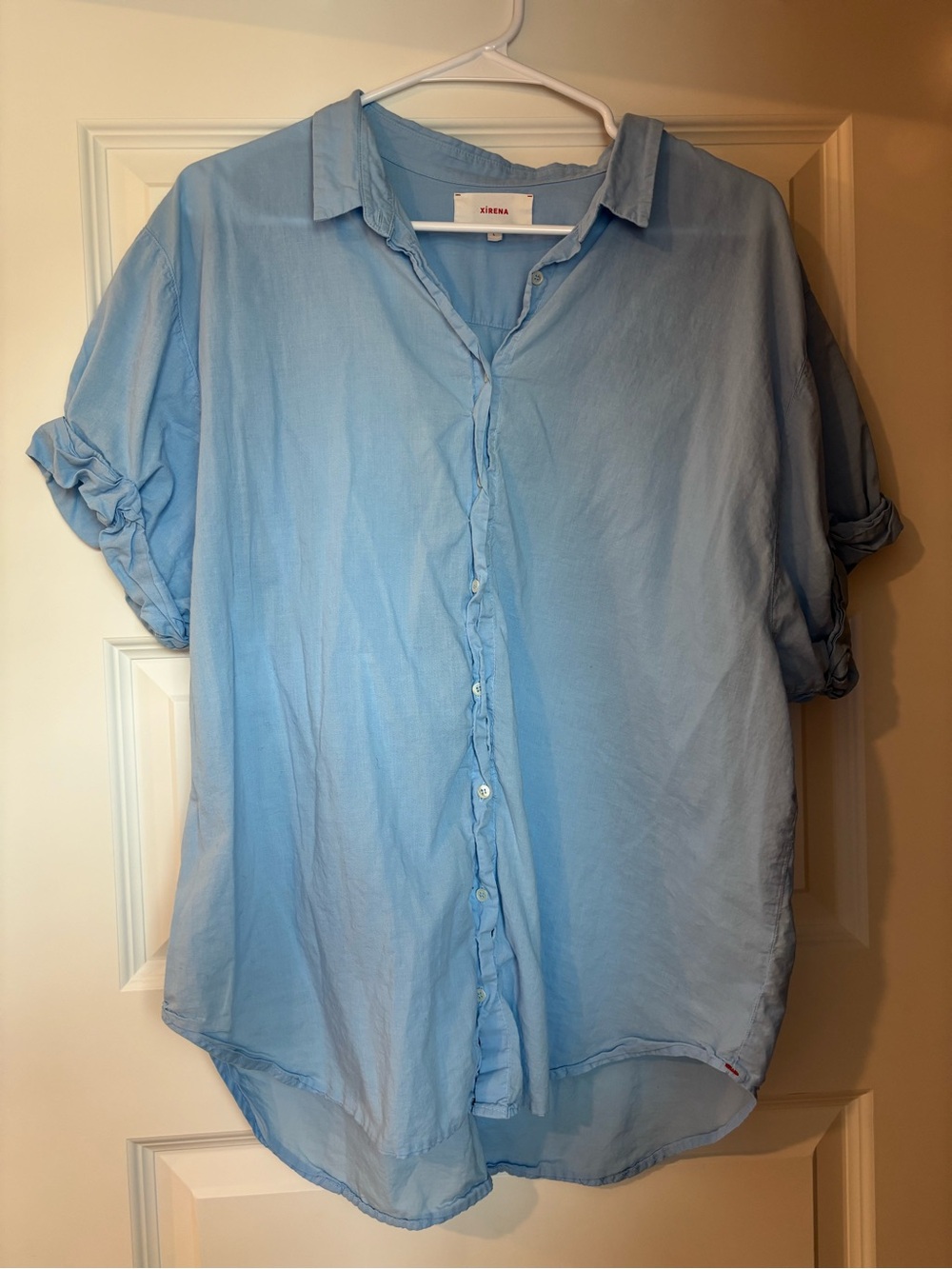 Xirena blue button up
